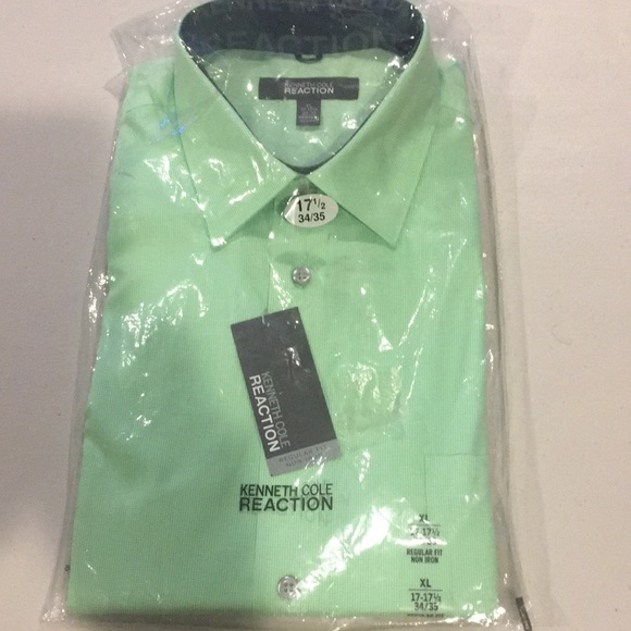 kenneth cole reaction regular fit dress shirt